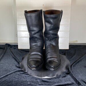 Rare, Women's 7.5 Little's Boot Company, San Antonio, Custom Made Boots, Black